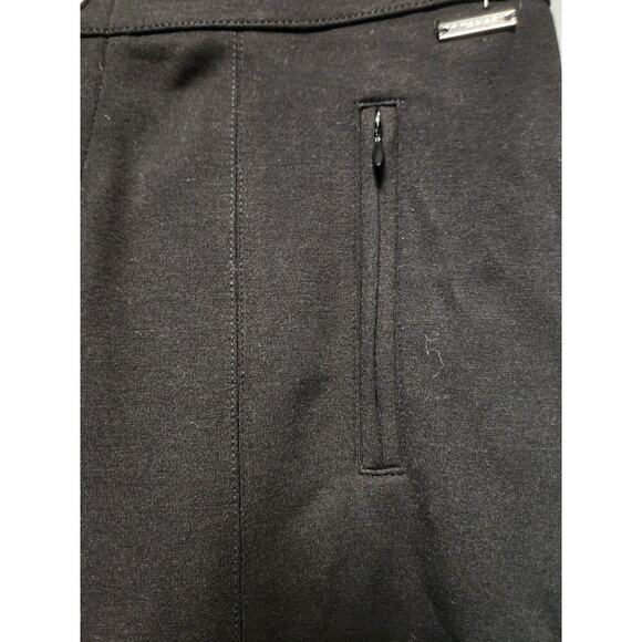 Tahari Ponte Pants Women's Size S Black Stretch Pull On Hi Rise Leggings NWT - Picture 4 of 7